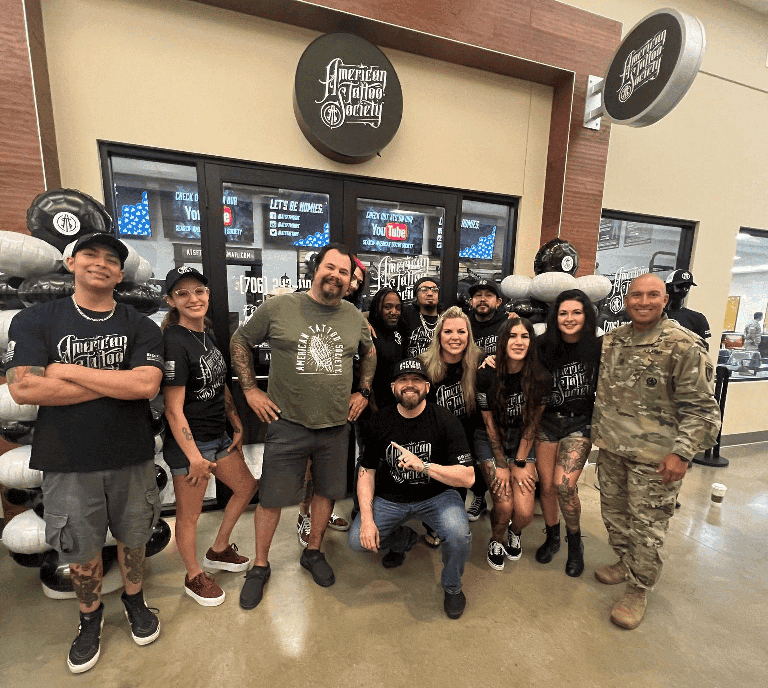 When you choose American Tattoo Society, you're getting work from the shop that literally wrote the book on military tattoo safety.